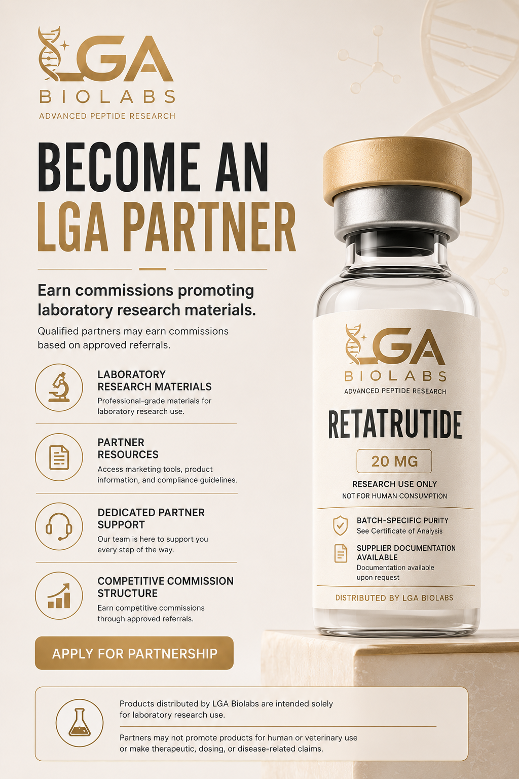 LGA Biolabs partner recruitment campaign image