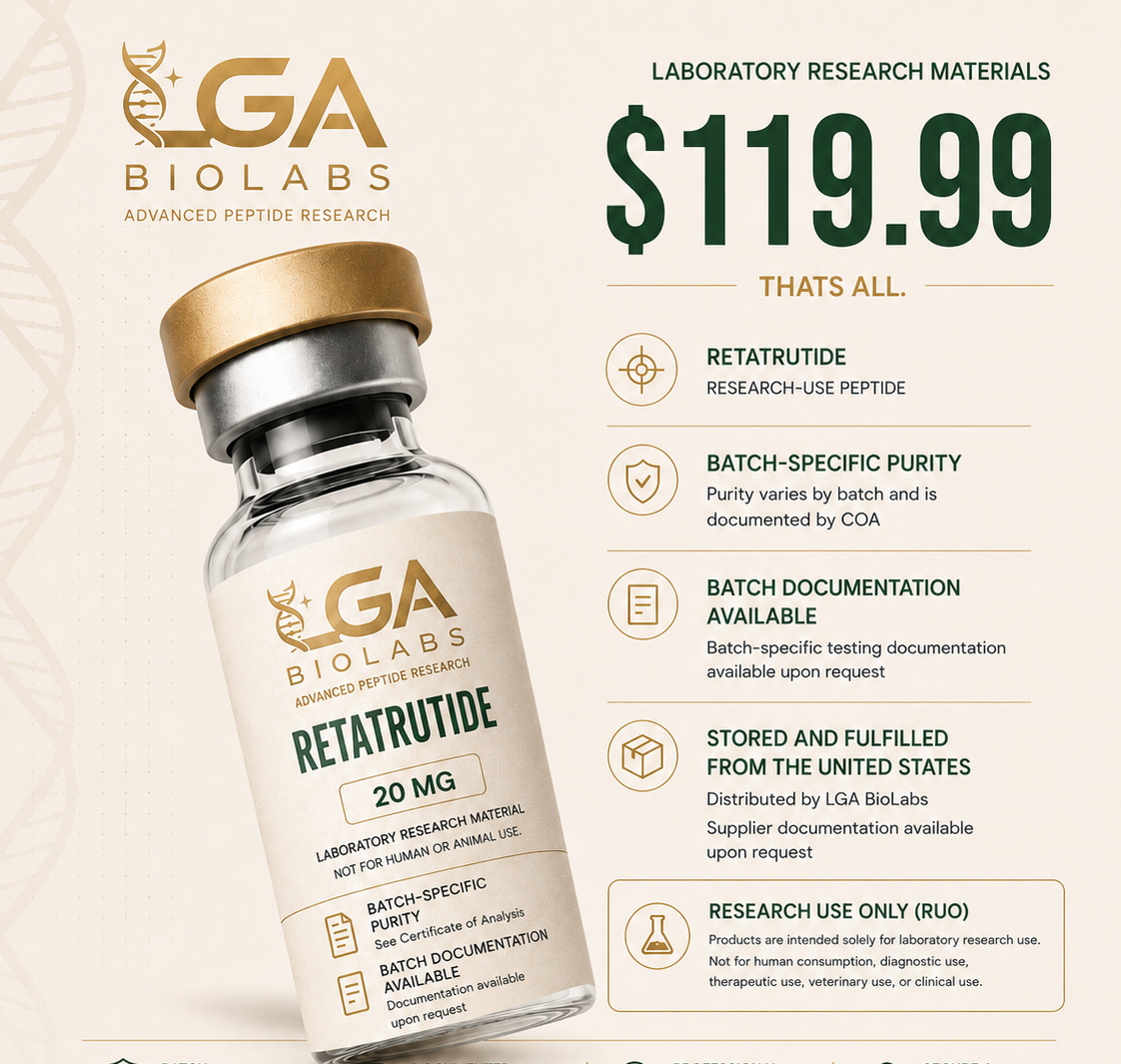 LGA Biolabs Retatrutide 20 MG campaign image